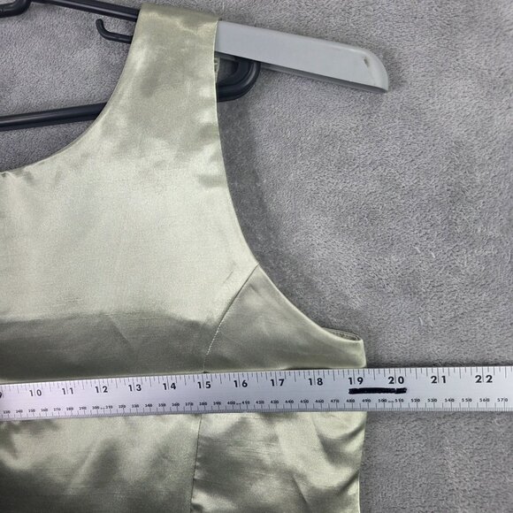 Womens 2 Piece Positive Attitude Green Jacket & Tank Set Bow Accent Sleeves 12 - Picture 8 of 10